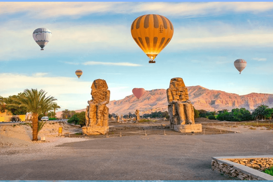 Heißluftballon Luxor Ausflug ab Hurghada – Erleben Sie den magischsten Sonnenaufgang über dem Land der Pharaonen